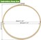 2 Pieces 12 Inch Embroidery Hoops, Round Wood Embroidery Hoops